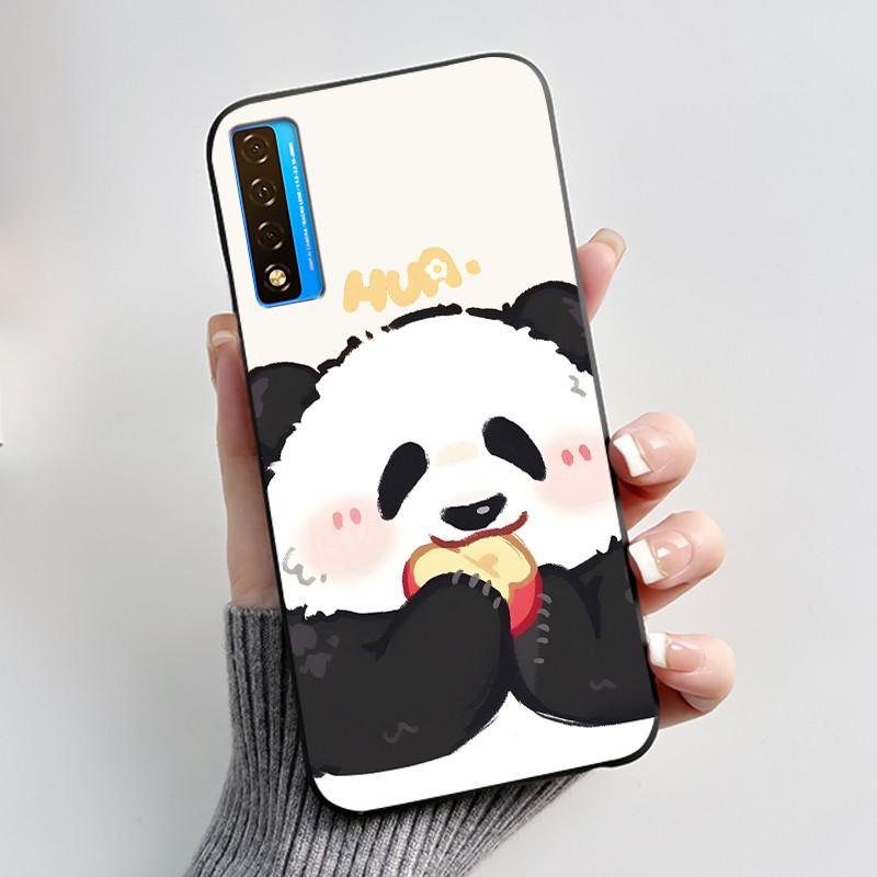 Case For TCL 20S 20L 20L+ 20 Pro 5G Luxury Cute Love Rabbit Funny Black Soft Silicone Phone Case For TCL20 20Pro 5G Back Cover