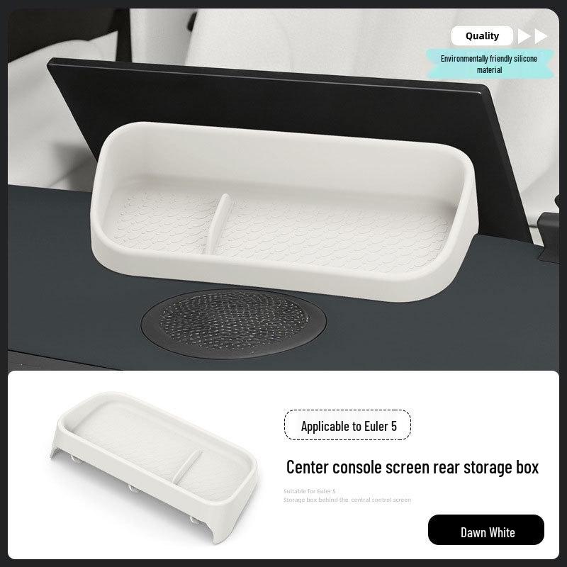 

Euler 5 Silicone Dashboard and Rear Console Storage Box Interior Accessories. белый