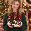 Beginner Craft Sets with Plush Kit Pom-Pom Wreath DIY Christmas Pompom Making Kit Balls Art