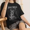 Juice WRLD T-shirt, Grafisk Rapper Hyldest T-shirt, Unisex T-shirt Musik Merchandise