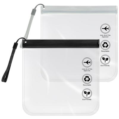 Bagaglio Trasparente Uso Viaggio Antifuga Volo Trucco Borsa Impermeabile Per Donne Riutilizzabile Borsa da Toilette Sicurezza Aeroportuale