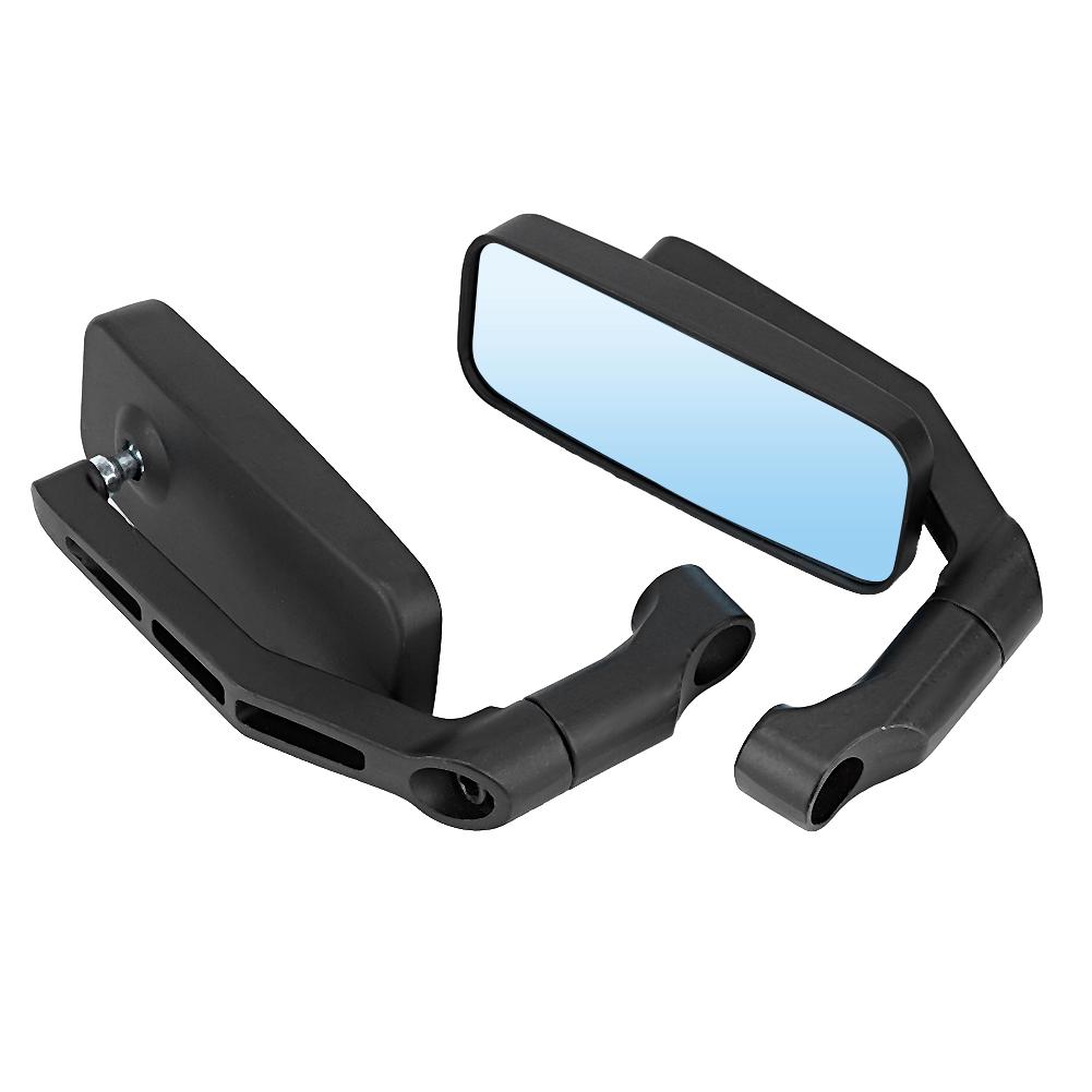 2 Pezzi Specchietti Retrovisori Laterali Modificati in Alluminio per Moto Anti-Abbaglianti