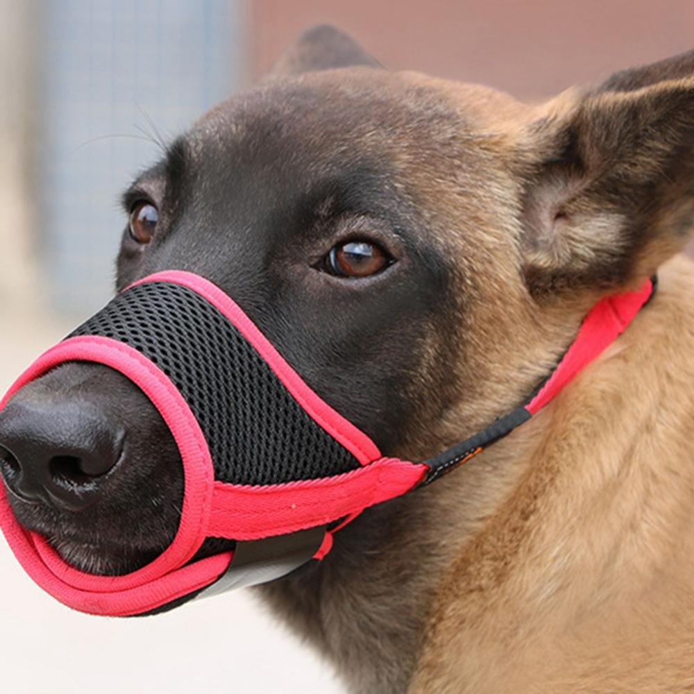 

Dogs Breathable Anti-Bite Adjustable Anti-Barking Mouth Mask Dog Muzzle Pet Mouth Cover Protection