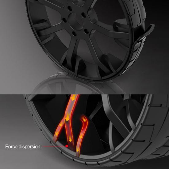 Men Abdominal Wheel Tire Shape Non-slip Great Load Bearing Comfortable Grip Rotary Abdomen Training Strengthen Muscle Fitness Gym