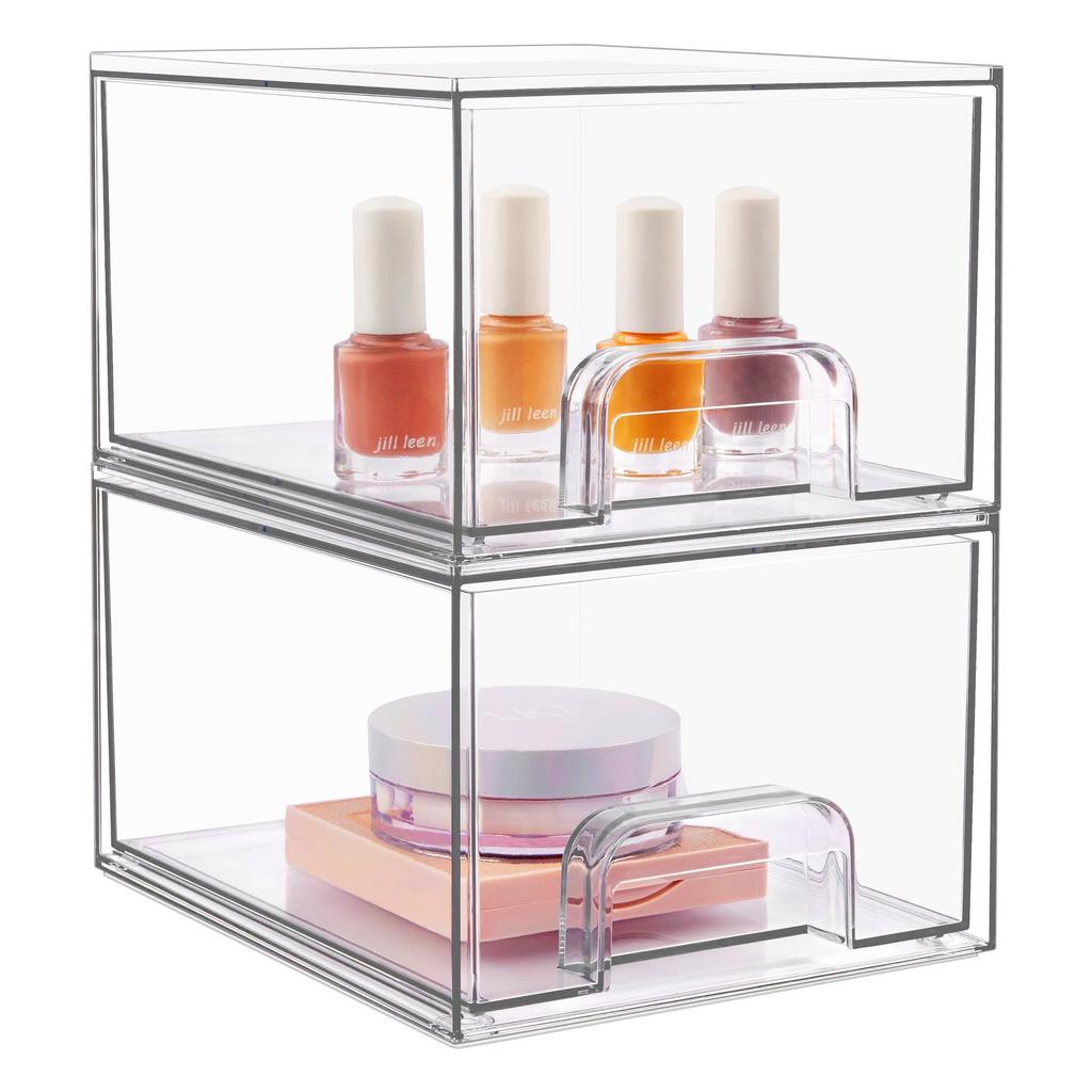 Grenzüberschreitende Exklusive Transparente PET Kosmetik- & Schmuck-Organizer-Box