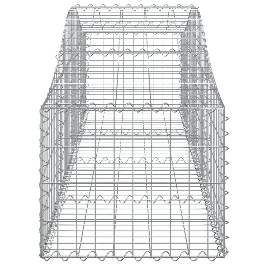 Gabion with High Arch 200x50x40 60 Cm Galvanized Iron