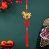 Chinese Horse Decoration Festive Horse Decor Chinese New Year 2026 Horse Pendant Decoration Lucky Charm Hanging Tassel Ornament