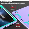 For iPad (2025)/iPad 10.9 (2022) Case Silicone + PC Kickstand Tablet Cover with Pencil Holder
