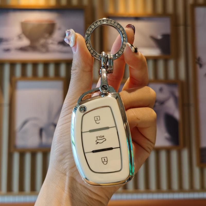 Modern Key Bag Compatible with Mingtu ix35, ix25, Langdong, Lingdong, Tucson, Sonata 9, Rena - Car Cover Buckle