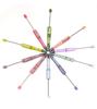 Rotating Acrylic Beaded Pen with Creative UV Printing for Students