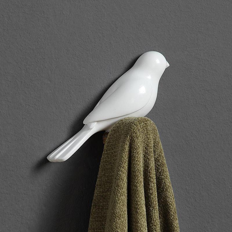 Minimalist Nordic 3D Resin Bird Wall Decoration – Home Ornament
