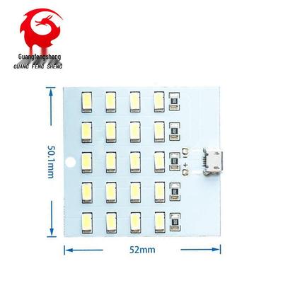 USB-betriebenes LED-Lichtpanel für mobile, Not- oder Nachtbeleuchtung - 8/12/16/20 LEDs
