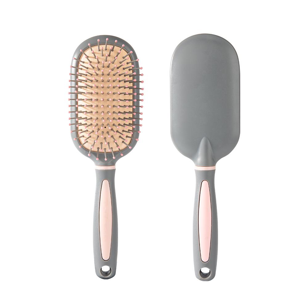 Professional Hair Care Custom LOGO Soft Bristle Massage Hair Brush Anti-Static Paddle Detangling Hair Styling Brush for Smooth