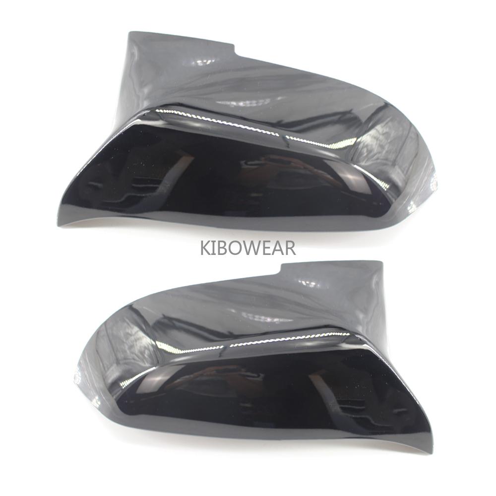 KIBOWEAR for BMW F22 F32 F35 F20 F30 X1 E84 Black Glossy Side Mirror Cover Caps ( like M3 M4 style) 1 2 3 4 series