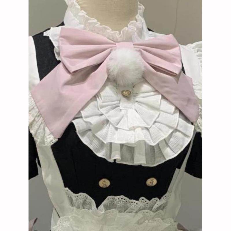 Frühlings Lolita Retro Elegant Süß Minirock Anzüge Damen Y2k Spitze Harajuku Schleife Prinzessin Outfits