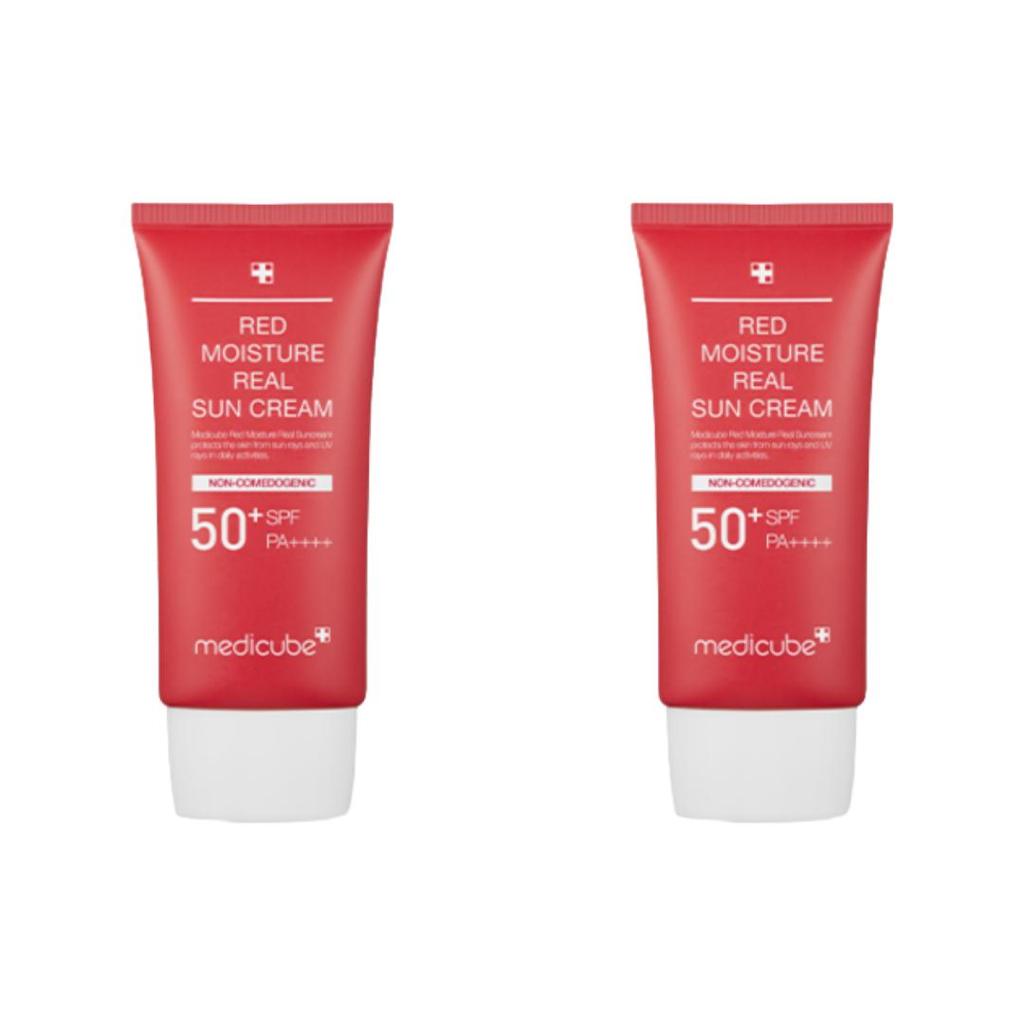 Medicube Red Moisture Real Sun Cream 50ml (3 Options)