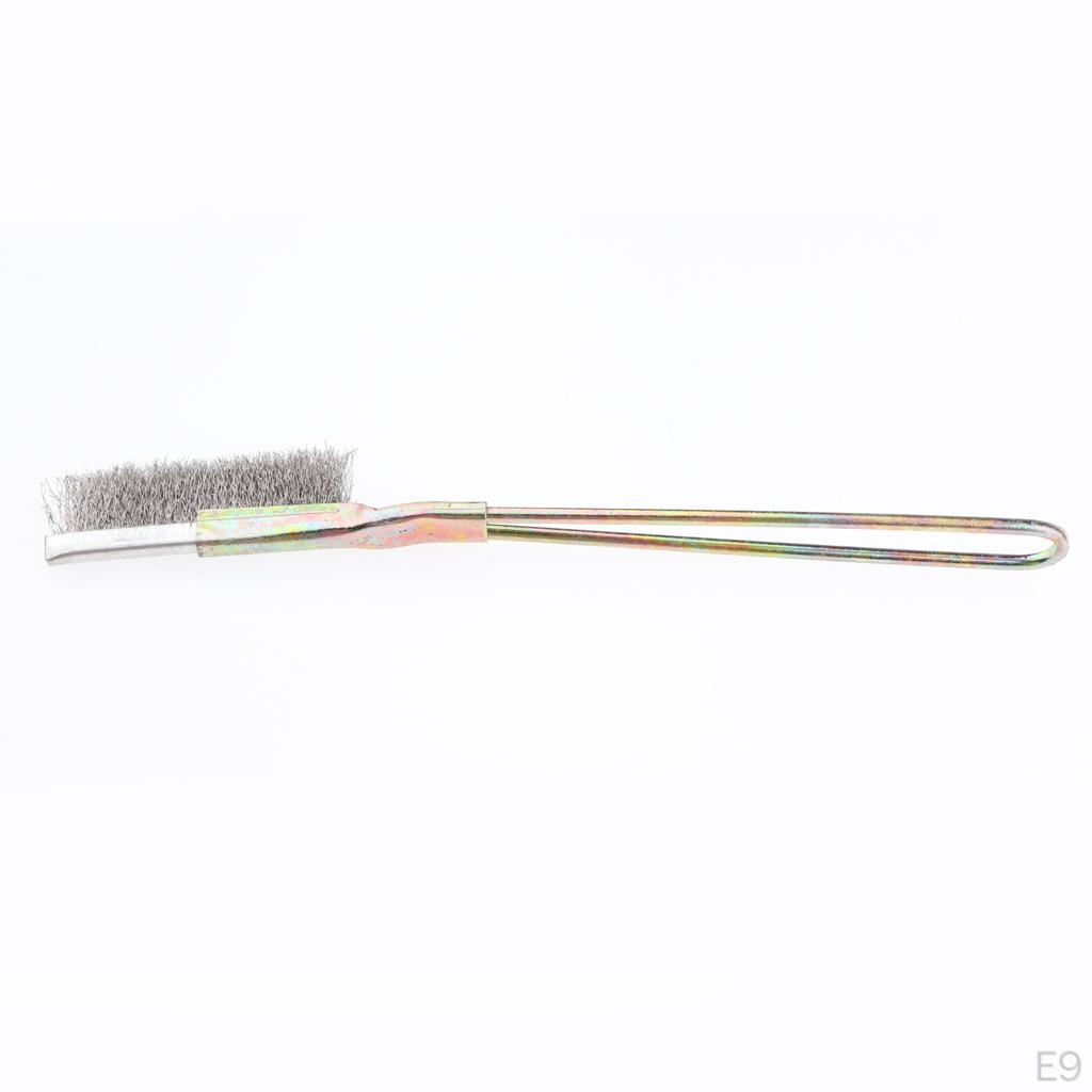 Handle Stainless Steel/Brass/Nylon Head Grinder & Polishing Wire Brush For Rust Cleaning
