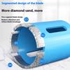 5 Segment Diamantine Coated Hole Opener Drill Bit M10 Thread for Granite Marble Tile Ceramic Smooth Vibration Reduction