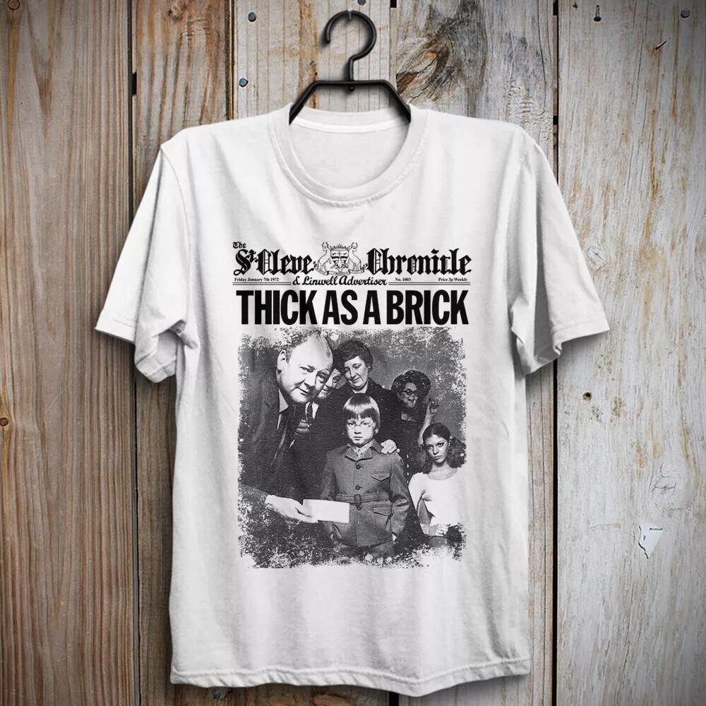 Thick as a Brick Album by Jethro Tull T-Shirt Ian Anderson Aqualung Under Wra... Unisex T-Shirt XXXXL