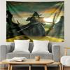Wicked Print Tapestry, Backdrop, Easy Setup, Ideal for Bedroom, Office & Living Room, with Aesthetic Wall Hanging Decor.