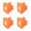 4PCS Feed Port Design Filament Inlet Protector Ceramic Feed Protector for Kobra 3/S1C For AMS System