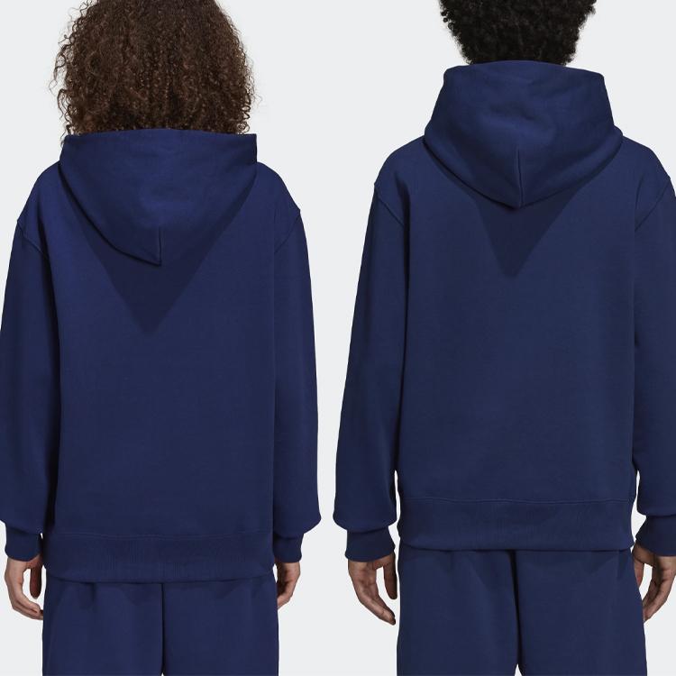 Adidas Originals X Pharrell Williams Hu Hoodie Sweatshirt Unisex Tops Navy H58301