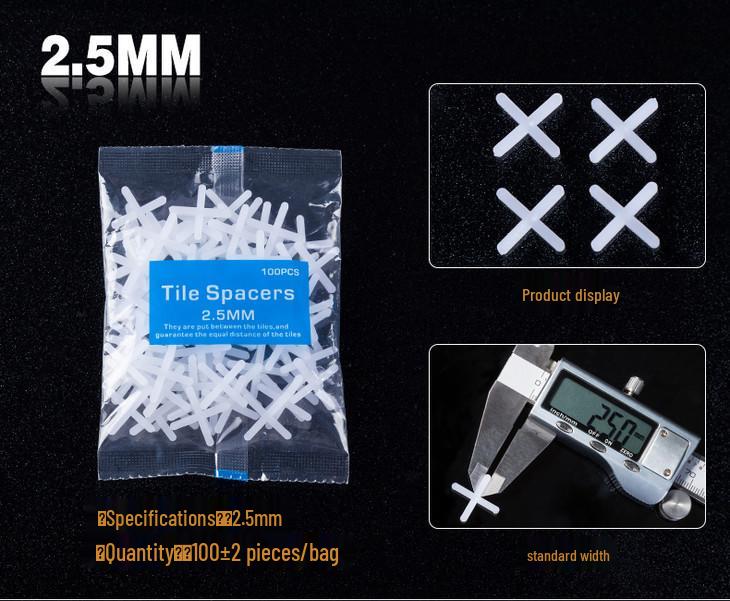 Tile Spacer Cross Holder 2.5MM: Adhesive Pellets for Floor Tile Positioning and Grout Alignment