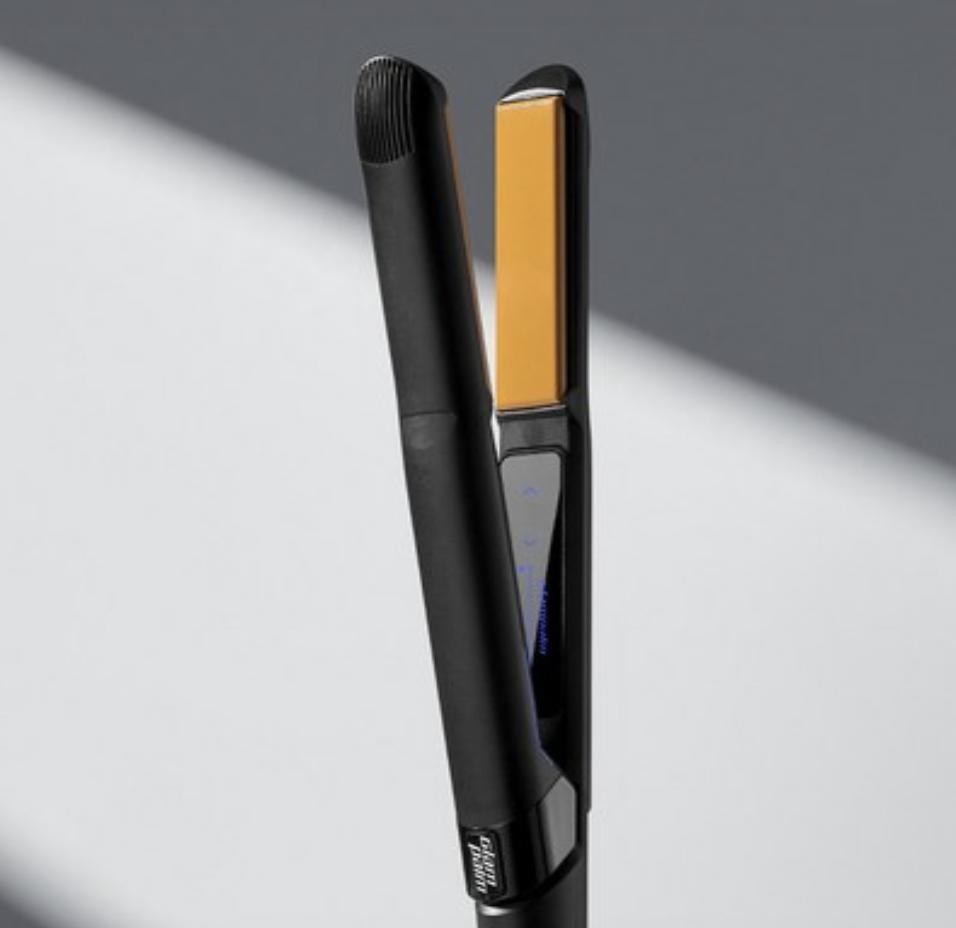 GLAMPALM Classic Flat Hair Straightener Medium with Cap GP201-T1.0 Smooth Styling Frizz Control 1 Unit Ceramic Styling Iron Professional Styler