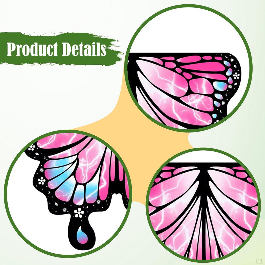 Kids Butterfly Wings Costume Cosplay Accessories for Halloween Role Play