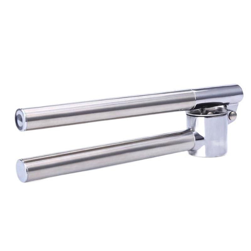 Zinc Alloy & Stainless Steel 304 Garlic Press: Manual Peeler, Crusher, Mince, Stir, Paste, Mash Tool