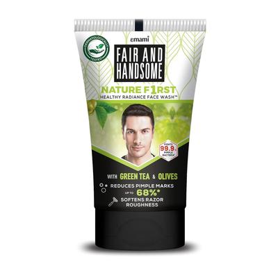 Smart And Handsome Nature First Gesundes Strahlen Gesichtsreiniger Herren Hautpflege Reiniger Reduziert Pickelmale Für Tägliches Strahlen 100g