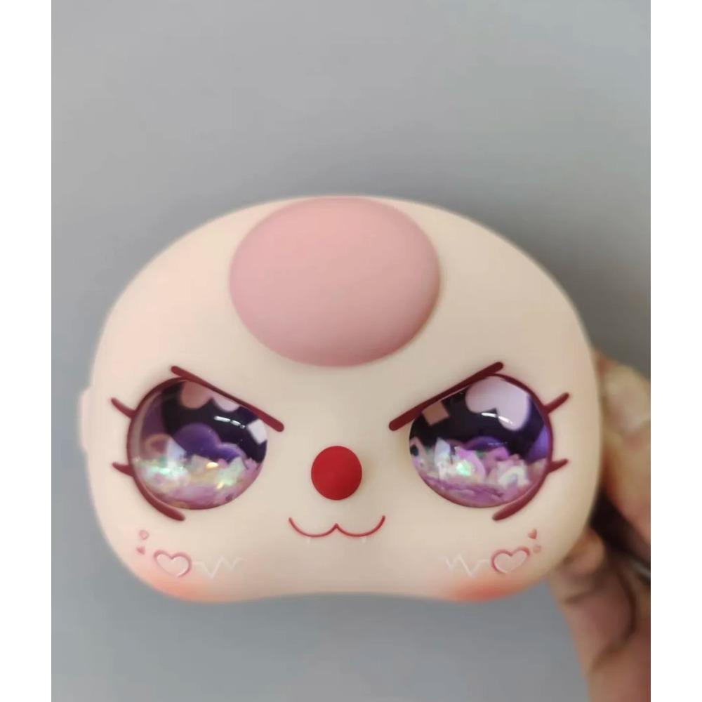 Hot Replica High Quality Baby Three Cute Angry Expression Handmade Suitable For 400% Baby Three Vinyl Faces Substitute Accessory