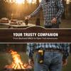 PU Leather Beer Can Waist Holder Adjustable Belt Fits 330ml 500ml Cans Ideal Gift for Men Beer Lovers