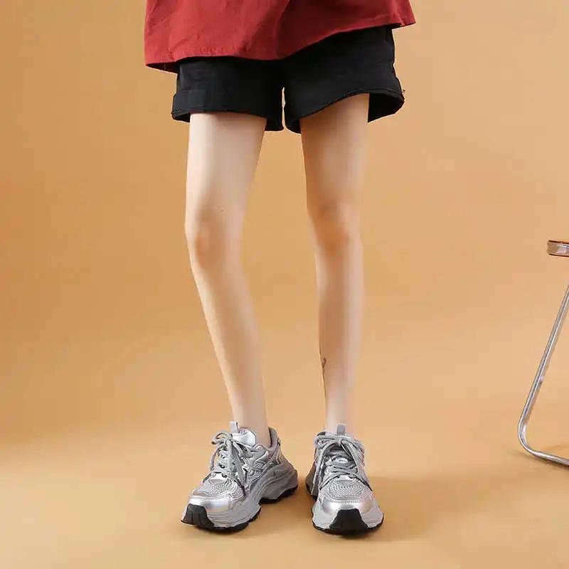 Fashion Height Increasing In The Forest Shoes Boots Women Super Cozy Blue Boot Sneakers Sport Sporty Pie Model Imported