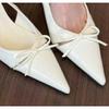 Fashion New Summer Women Sandals Fashionable Pointed Toe Butterfly-knot Shoes Ladies Elegant High Heels Party Club Sandals Zapatos Mujer