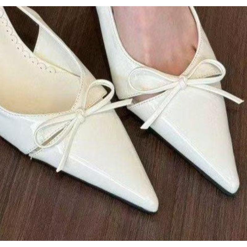 Fashion New Summer Women Sandals Fashionable Pointed Toe Butterfly-knot Shoes Ladies Elegant High Heels Party Club Sandals Zapatos Mujer