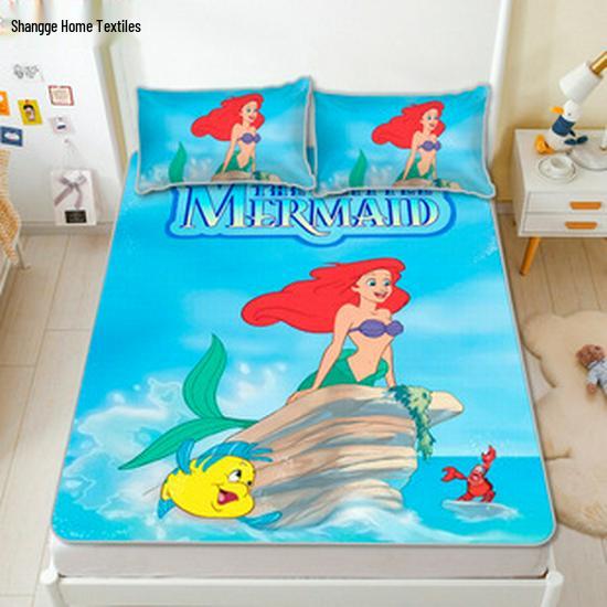 Elsa Princess Children's Bed Cover for Student Dorm Mattress