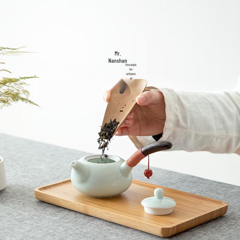 NanshanXiansheng Ceramic Side-Handle Kung Fu Teapot