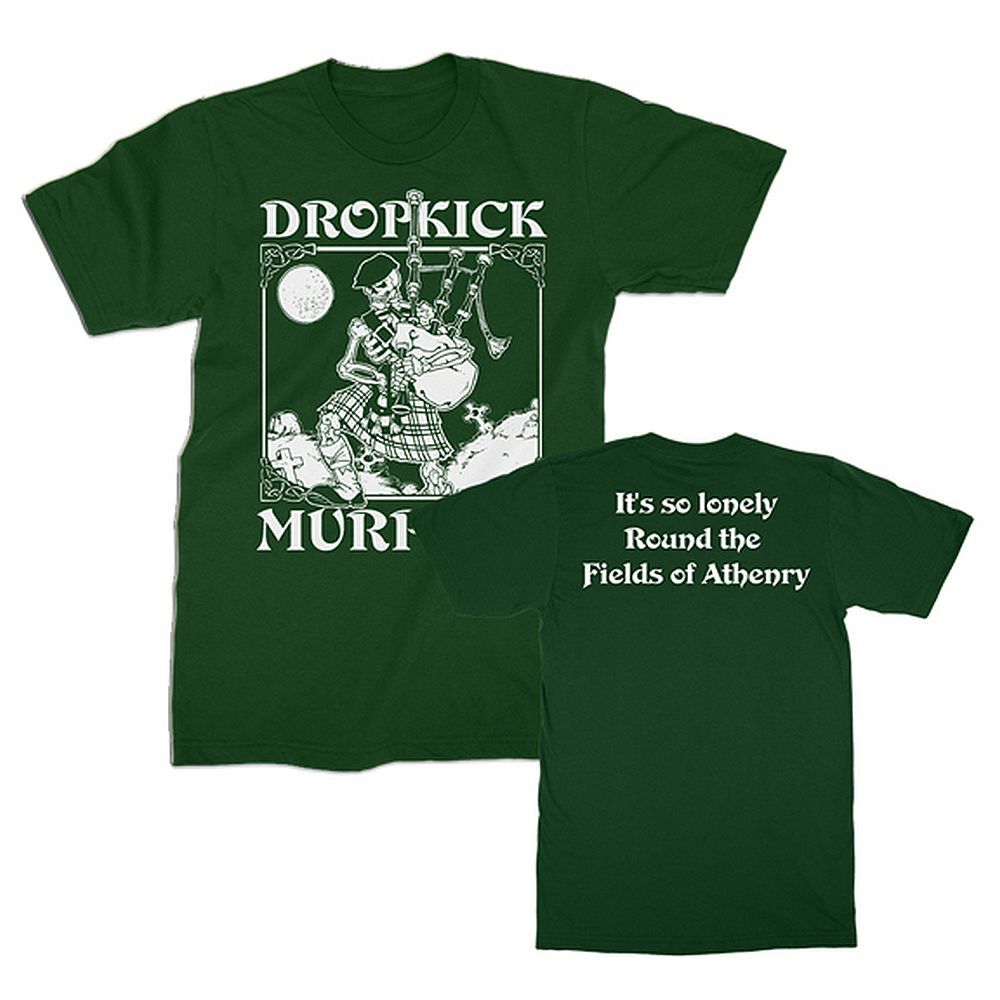 Dropkick Murphys Skelly Piper Double Sided T-Shirt L