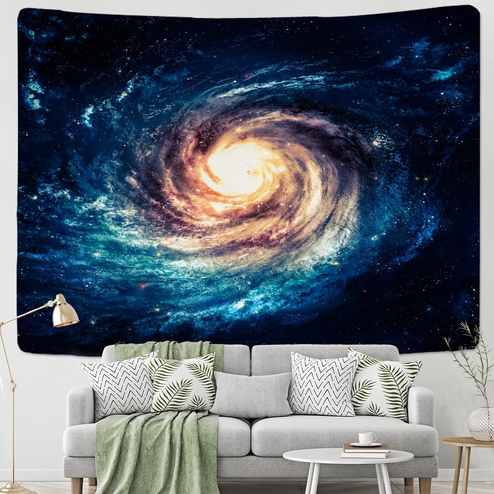 Star Universe Tapestry Wall Hanging Hippie Retro Bohemian Mandala Psychedelic Mysterious Witchcraft Art Home Decor