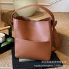 Handbag bag women's 2025 new trendy fashion versatile shoulder bag high-end light luxury niche messenger bucket bag