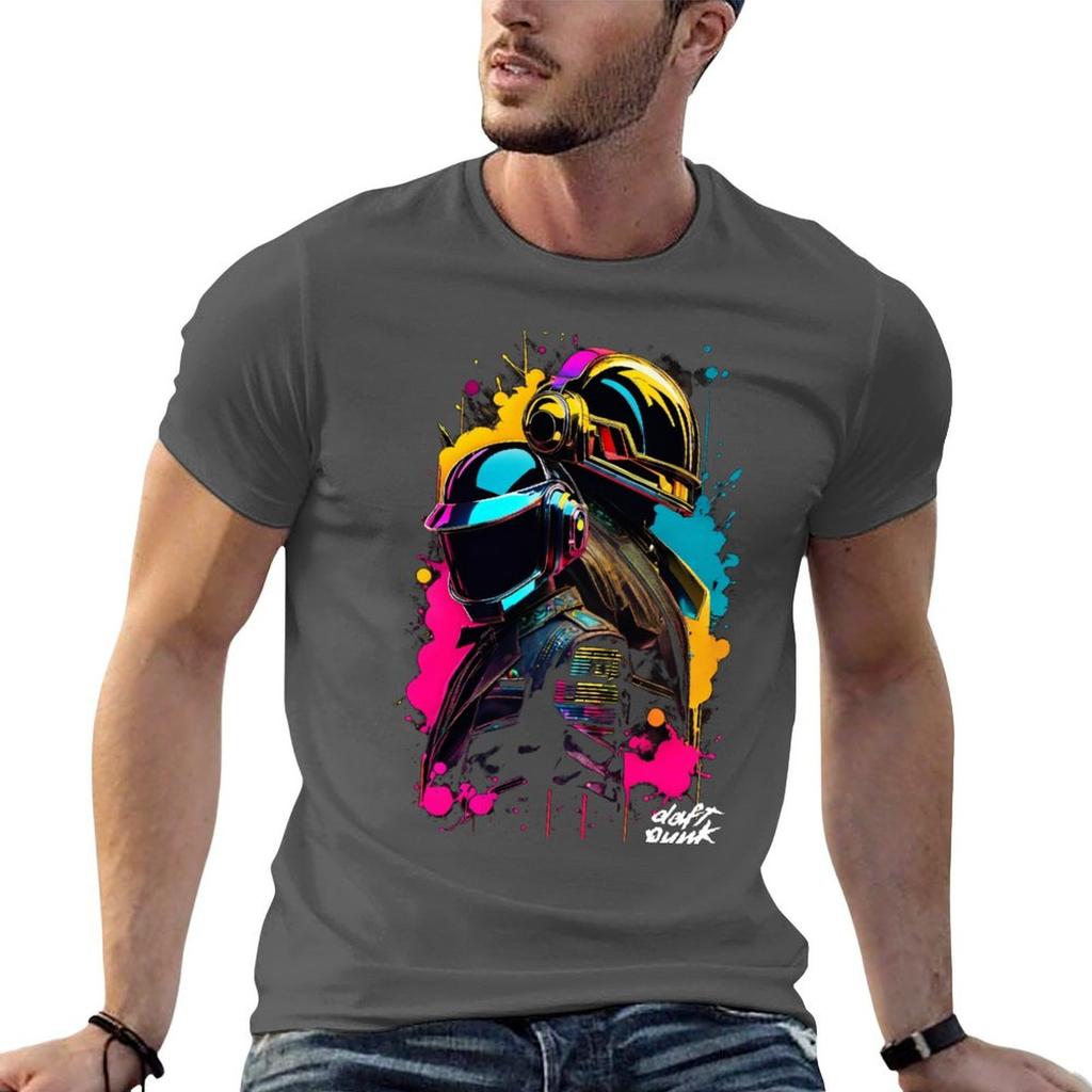 Daft Punk Tshirt Dj Legends Electronic Music Edm Clubbing Get Lucky Daft Punk Helmet Tshirt