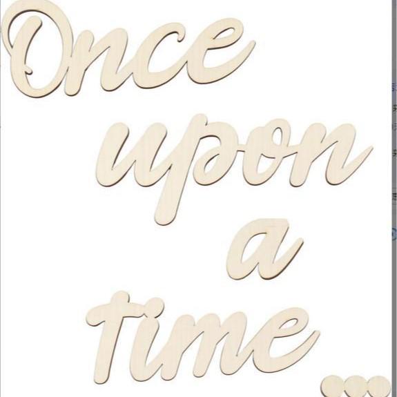 

Деревянный настенный декор с английским слоганом «Once Upon a Time» для спальни и гостиной Default