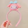 Sanrio Cinnamoroll & My Melody Cute Cartoon Plush Makeup Headband & Hair Clip Set for Women