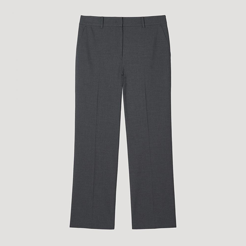 

[shs Miss] Basic Slim Straight Set Up Pants Swsslp22060 Ch charcoal/44