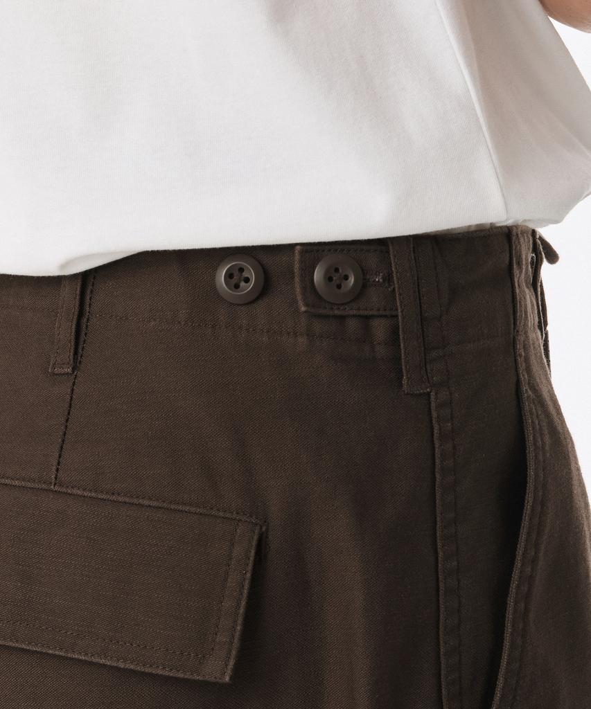 MUSINSA STANDARD Back Satin Parachute Cargo Pants [Brown]