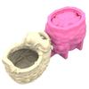 Durable Silicone Mold Woven Flower Basket Flower Vase Epoxy Molds Succulent Planter Pots Casting Mould Home Decorations