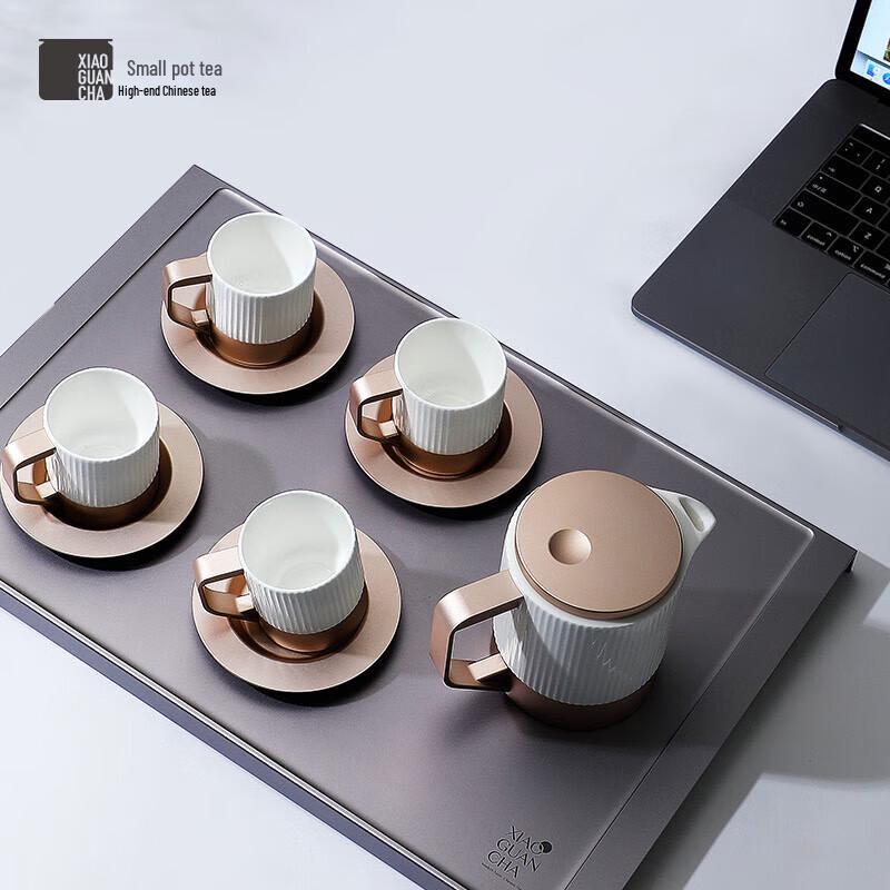 Xiaoguan Tea Bone China Executive Tea Set