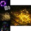 Elegante LED-Batterie-Lichterketten mit wasserdichtem Kupferdraht für Heimdekoration