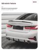 Kompatibilní s BMW řady 3 (G20 Sport, 325i, 330i, 2019) - Modifikační sada zadního difuzoru a křídlového spoileru.